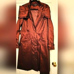 Rich Burgandy coat also have a blue coat